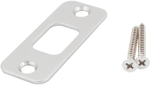 Stone Harbor Durable Satin Nickel Deadbolt Strike Plate