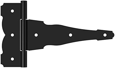 10-inch Decorative Door Hinge Black