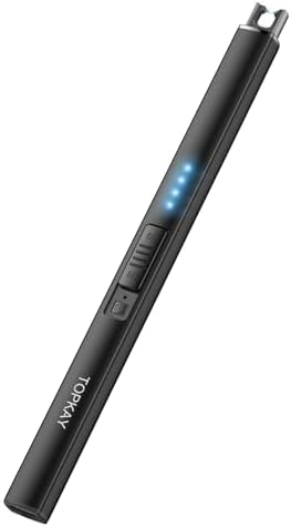 TopKay Electric Candle Lighter Windproof Flameless