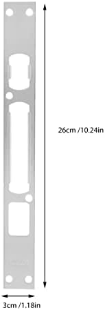 2PK Stainless Steel Door Strike Plate Adjustable Bracket
