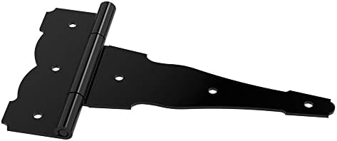10-inch Decorative Door Hinge Black