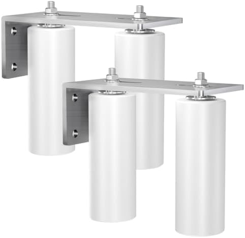 JUGREAT 2-Pack Stainless Steel Slide Gate Roller Guide