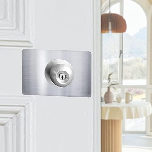Strong Door Lock Repair Plate for Silver Stainless Steel Full Protection