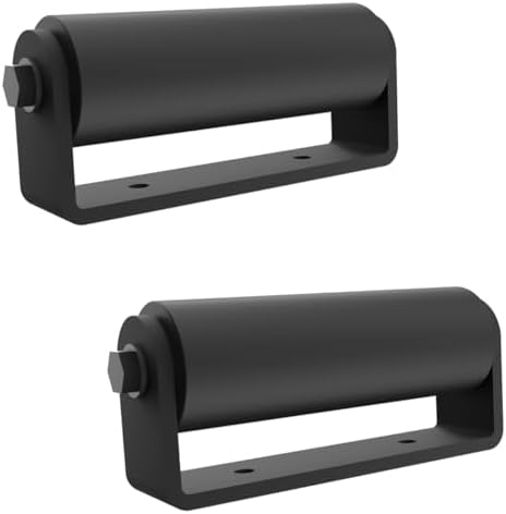 Durable 2-Pack Gate Guide Rollers for Heavy Duty Sliding Doors