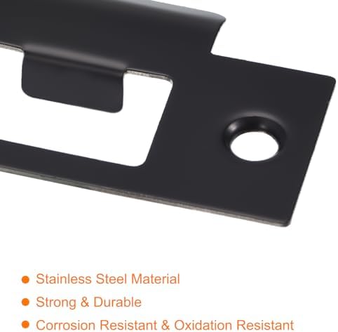UXCellSturdy 70mm stainless steel door strike plate for US doors