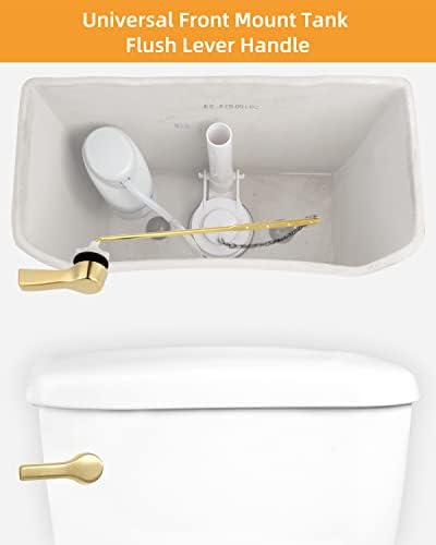 Hibbent 2-Pack Front Mount Toilet Handle Kit