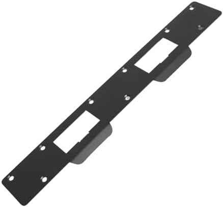 Pssopp Door Strike Plate Reinforcement Plate Black