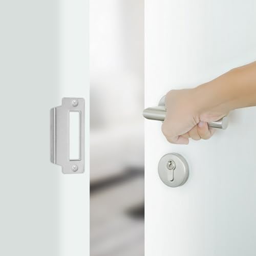 DOITOOL 5Pcs Universal Door Strike Plate 39in 10cm