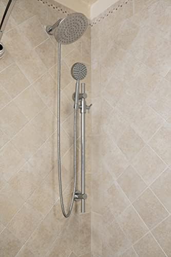 HammerHead Showers - Durable Split Shower Diverter Valve - Dual Handheld Fixed Install 25 GPM Solid Brass