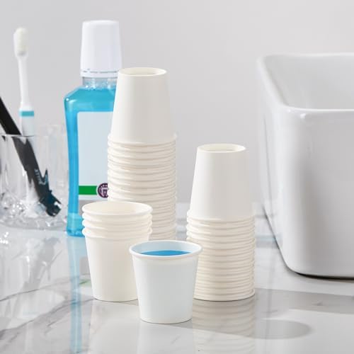 Perfect 600-Pack of 3 oz Disposable Cups for Bathroom Use