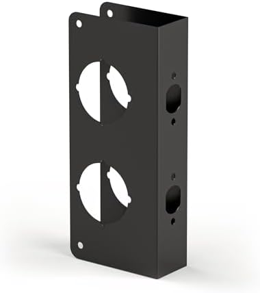 Door Knob Reinforcement Plate Matte Black 1-34 Door Fit