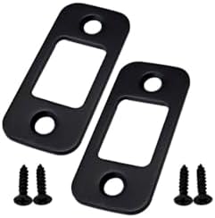 Solid Brass Door Backplate - Matte Black