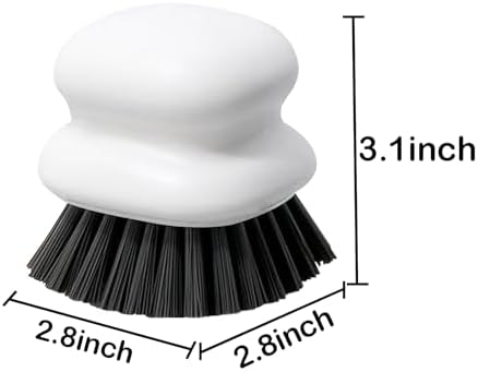 Number 1 Choice Dish BrushDish Brush with Handle Kitchen Scrub Brushes for Cleaning1Pack White