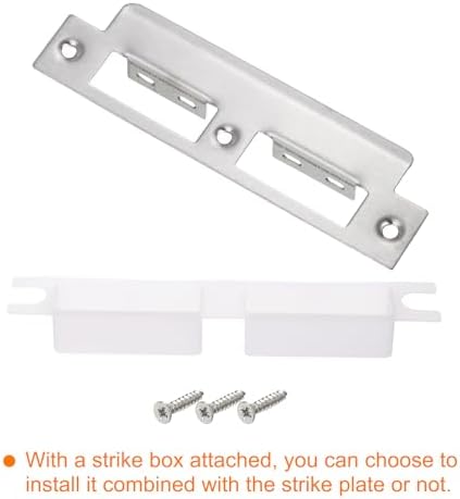 Sturdy 201 Stainless Steel Door Strike Plate for Replacement
