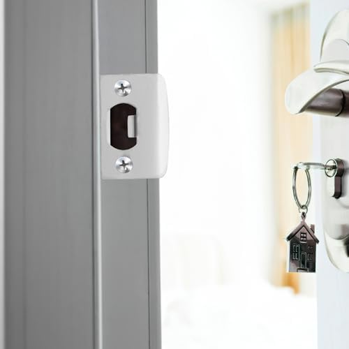 VeemoonProfessional stainless steel door strike plate kit 12 pieces