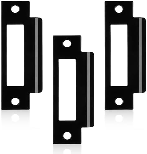 Haiabei 3-Piece Stainless Steel Door Strike Plate Set 4-78