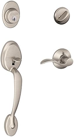 Schagle Lock Co Plymouth Right Hand Accent Lever Satin Nickel