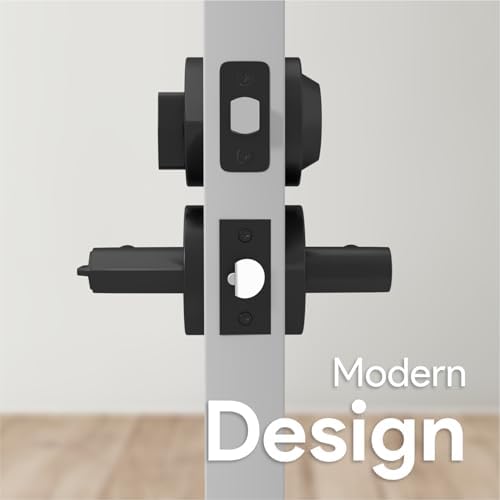 Mega Handles RAEGEN Door Deadbolt Set Matte Black