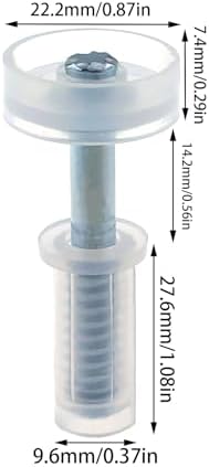 4Pcs Bxian Bi-Fold Door Top Guide Wheel bi-fold repair kit with stainless steel and plastic