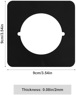 Double-Sided Adhesive Square Changed Door knob cover plate stainless steel for door handle deadbolt