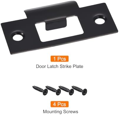 UXCellSturdy 70mm stainless steel door strike plate for US doors