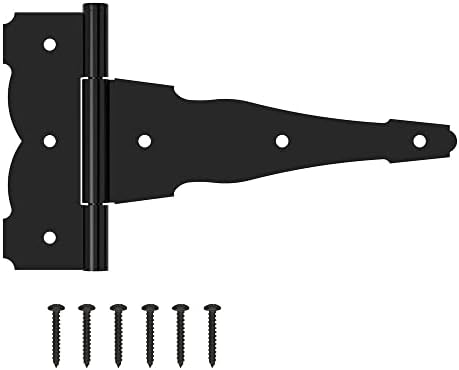 10-inch Decorative Door Hinge Black