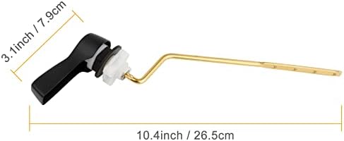Hibbent 2-Pack Universal Side Mount Toilet Handle Flush Lever