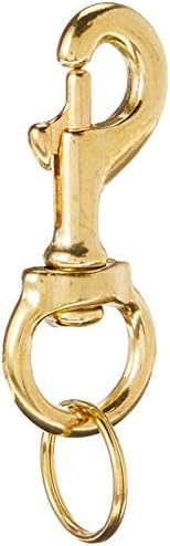 Lucky Line 3-14 Heavy-Duty Brass Bolt Snap 1