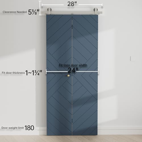 EaseLife Bi-Folding Door Track Kit 24