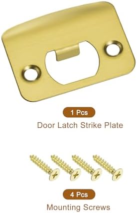 Sturdy 57mm x 45mm Stainless Steel Door Strike Plate