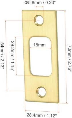 Stainless Steel Door Strike Plate Replacement