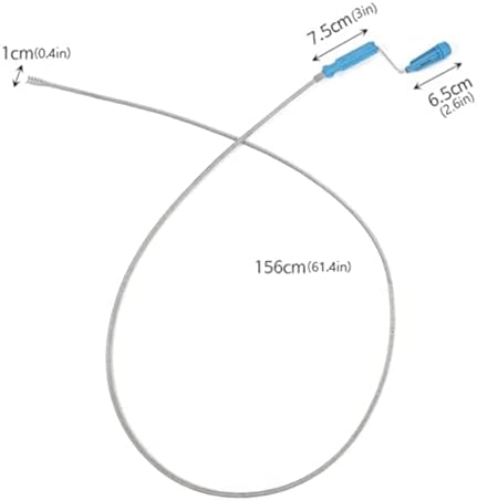 Fast-acting 5-Foot Metal plumbing Snake Auger for Your Toilet Sink and Bathtub