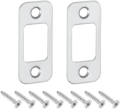 2-Piece Stainless Steel Door Strike Plate
