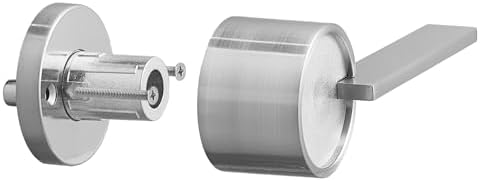 Modish Zero Gravity Urban Entry Lever Door Handle Set Front Office Use Heavy Duty Satin Nickel Finish