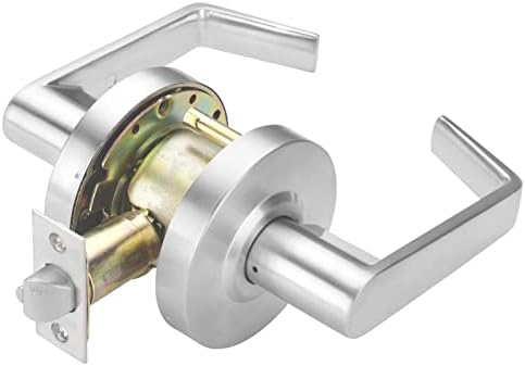 Commercial Lever Door Lock Heavy-Duty Door Handle with SATIN CHROME ADA Compliant