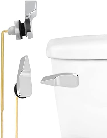 Hibbent Front Mount Tank Flush Lever Replacement Chrome Durable and Easy to Install