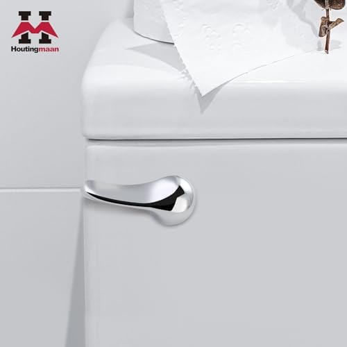 Hotingmaans Ace Toilet Flush Lever Kit Universal Front Mount Replacement Handle Chain