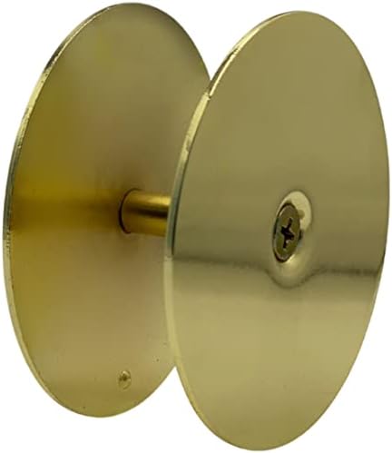 Quality Steel Door Lock Hole Cover for Home Use - Brass Finish