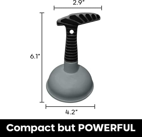 Handle-Optional Powerful Sink Plunger for Easy Drain Cleaning