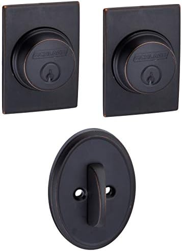 Schlage Lock Company F59AND716WKF Aged Bronze Knob Set
