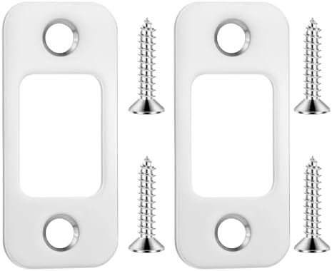 Durable Stainless Steel Door Strike Plates for Deadbolts