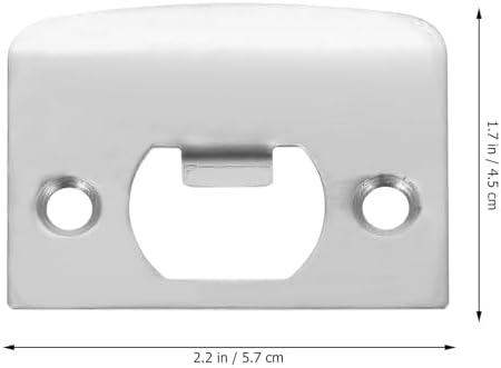 VeemoonProfessional stainless steel door strike plate kit 12 pieces