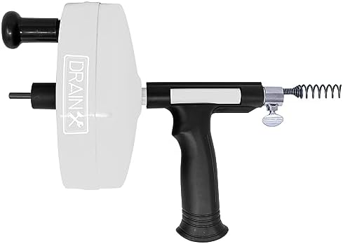 Unlock Clogs with DrainX 50-FT Steel Drain Auger