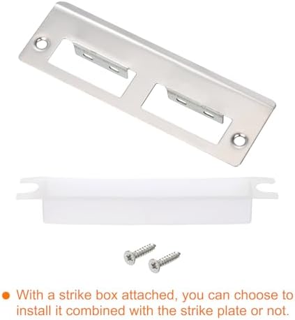 128mm X 42mm 201 Stainless Steel Latch Strike Plate for Door Frame