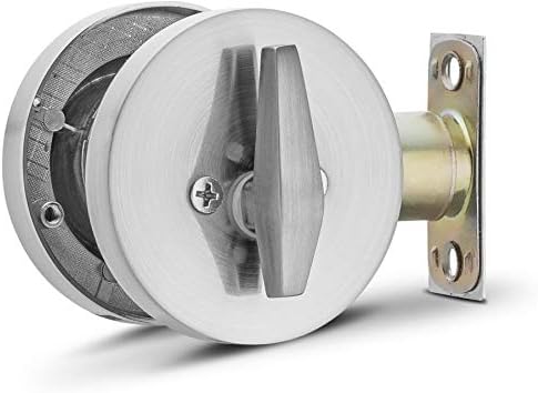 locking deadbolt set Sleek modern compact security door lock for front doors