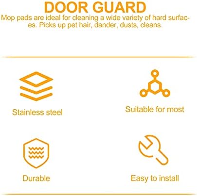 DOITOOL 5PCS Door Latch Plate Set for Entry Doors Stainless Steel Standard T Strike with 342-inch Spacing