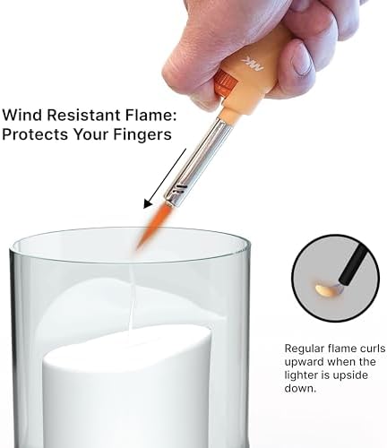 MK Candle Lighter Wind-Resistant 5-Pack for Outdoor Use