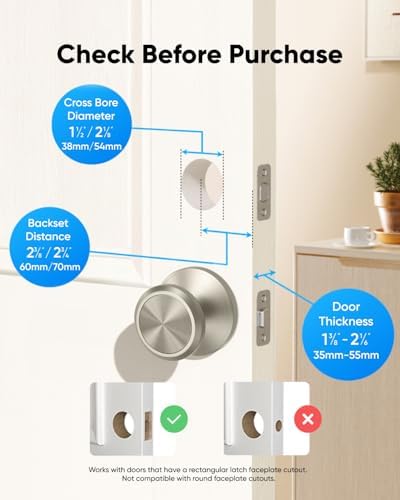 Eufy Security Smart Lock C30 Secure Front Door Entry with WiFi App Control