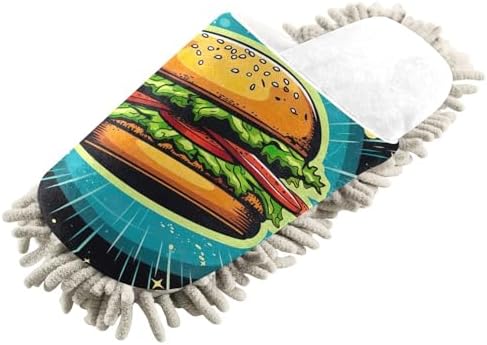 Comfort Convenience White Hamburger Planets Mops in One