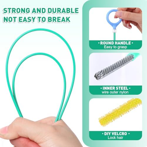 50-Inch Snake Drain Hair Remover Tool